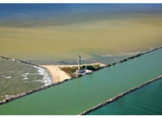 Imagini fascinante cu locul unde Marea Neagră îmbrățișează Dunărea