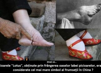 Vechea şi bizara tradiţie chinezească a picioarelor Lotus