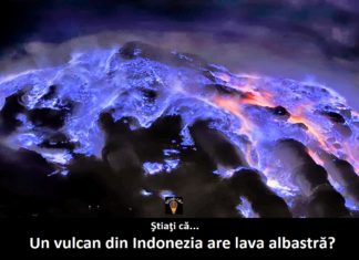 Fenomen natural uluitor, unic: Vulcanul cu lavă albastră