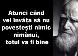 Reguli de viață: atunci când vei învăța să nu povestești nimic nimănui, totul va fi bine