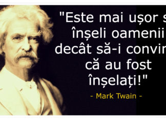 Sursă de inspiraţie: 10 citate pline de înţelepciune de Mark Twain