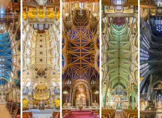 Fotografii panoramice verticale ale bisericilor din întreaga lume
