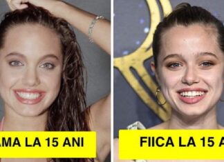 15 Fotografii cu celebrități și copiii lor la aceeași vârstă