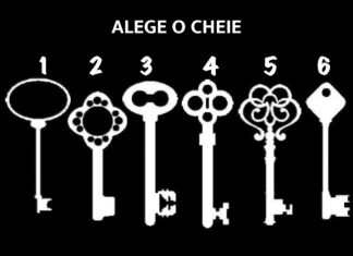 Alege o cheie dintre aceste 6 chei și vezi ce spune alegerea ta despre tine