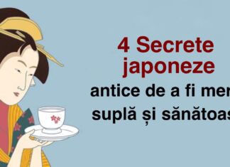 4 Secrete japoneze antice pentru a fi mereu suplă și sănătoasă