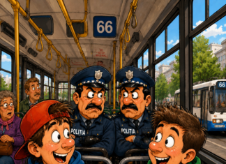 Polițiștii din troleibuz