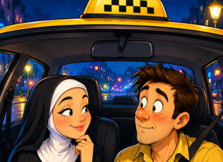 Șoferul de taxi și călugărița misterioasă