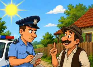 Mare căldură, dom’ polițist…