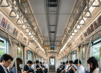 Liniștea din transportul public japonez, o regulă nescrisă a respectului