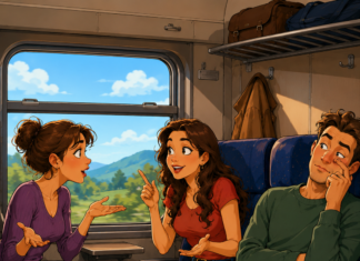 Socoteala din compartimentul de tren