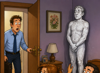 O statuie foarte convingătoare