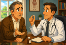 Un domn distins merge la medic…