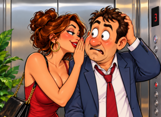 Când vecina încearcă să-l convingă pe vecin…
